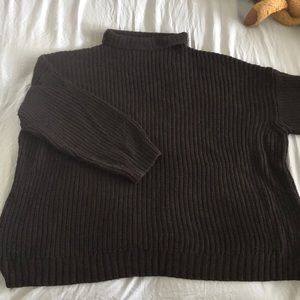 Black Oversized American Eagle Sweater